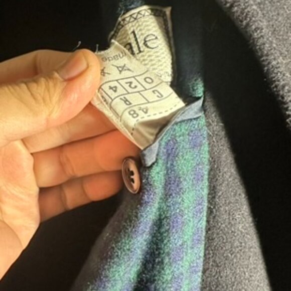 Vintage Abitale Navy Duffle-coat Sz. XL - Picture 4 of 7